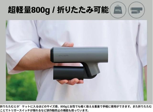 SPICERR ポケッタブル高圧洗浄機 SWU-201ホワイト000830445つの可変