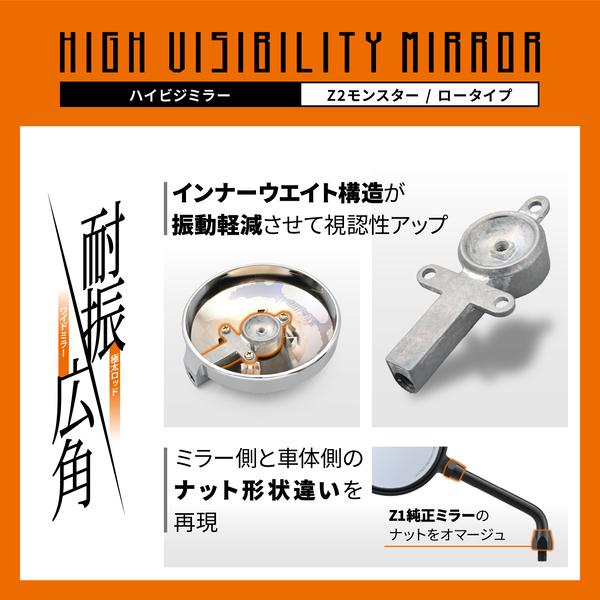 まとめ 25日限定！クーポン配布！】 デイトナ DAYTONA ハイビジミラー
