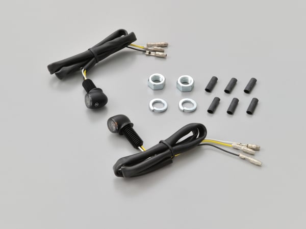 ★送料無料★デイトナ(Daytona) バイク用HIGHSIDER プロトンTWO ホワイトポジション付きフロントウインカー 17309