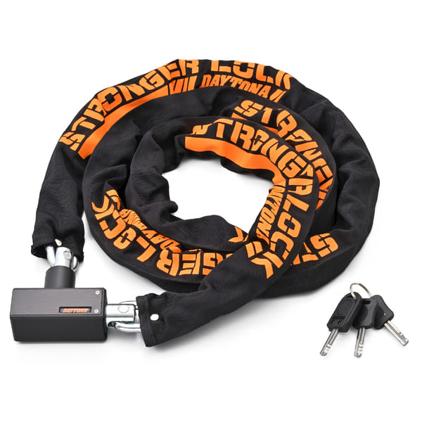 デイトナ(Daytona) バイク用 チェーンロック φ8mmスチール合金製 LED