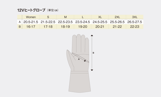 Heat Master★送料無料★《12Vヒートグローブスポーツタイプ LIDEF》ナックルガードを備えたスポーツモデル！冬・防寒/電熱インナー ヒ