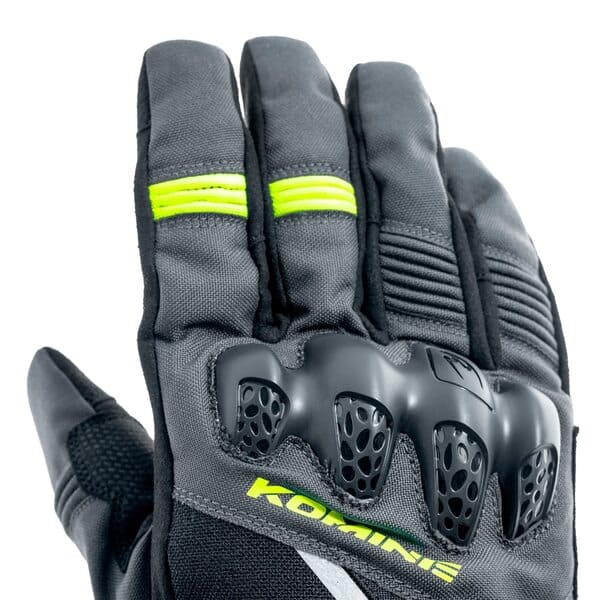 【新品・5営業日で発送】コミネ(Komine) GK-816 WP Protect W-Gloves-KITORA 色:Black／Red サイズ:XL (06-816)