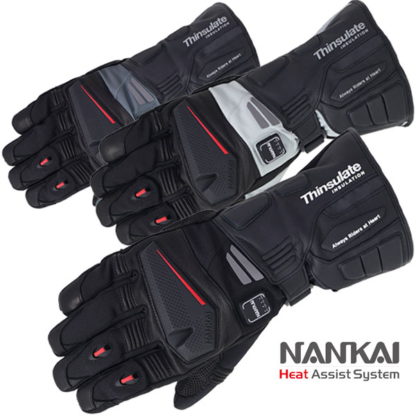 ★送料無料★NANKAI SDG-5004 Heat Assist System 電熱グローブ４ 甲側から指先にかけてヒーターを内蔵《秋・冬・春・全天候対応・防風・防水・防寒》《レディースサイズ有》/ナンカイの通販は 21,499円