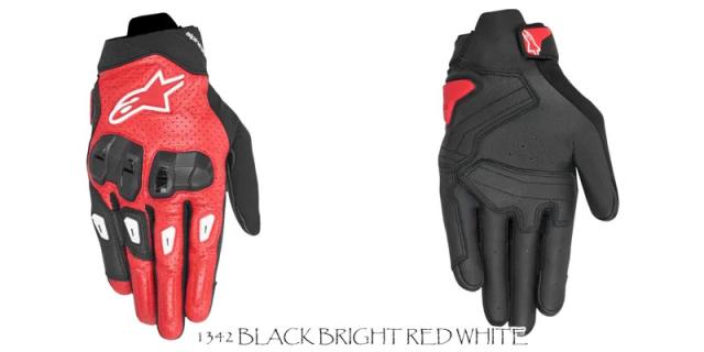 正規品／Alpinestars ライディンググローブ SP-2 V3 GLOVE（1304 BLACK WHITE BRIGHT RED） サイズ … alpinestars ⁄ アルパインスターズ バイク用ライディング
