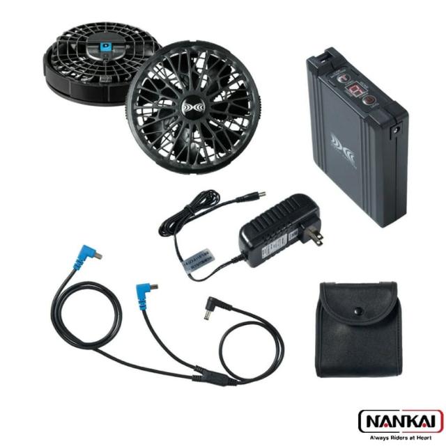 オプション品 NANKAI SK23021K90 空調服（R）スターターキット ブラック（14.4V）/南海部品