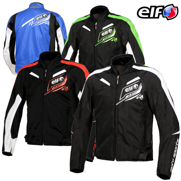 ★送料無料★ELF  EJ-S115 /スポルトメッシュジャケット  夏のスポーツライディングを安全快適にサポートする1着。 /エルフ