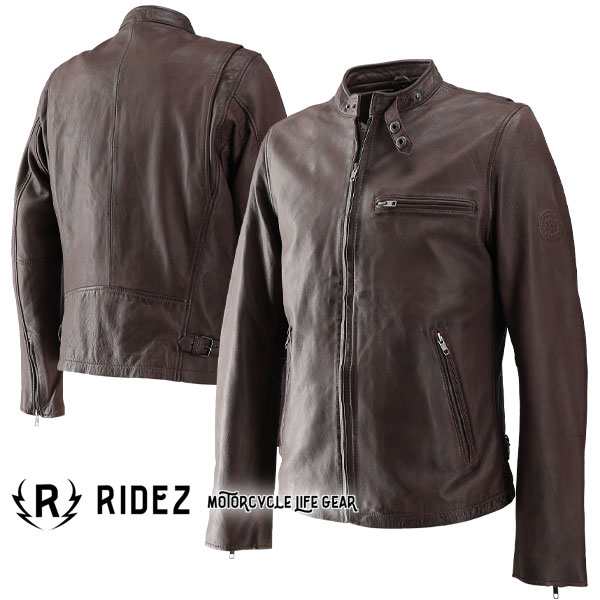 ★送料無料★RIDEZ ACE JACKET Bordeaux RLJ102A シングルライダースジャケット 定番のシングルライダース！ /ライズ