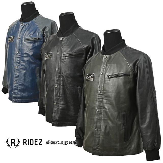 ★送料無料★RIDEZ CARCLUB JACKET バイク用 カークラブコート レザージャケット RLJ223 /ライズ