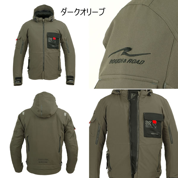 ★貨物輸送無料★【気が大きい＆読み込む／RR7254】エアスルーソフトシェルストレッチパーカーFP /Rough＆Road