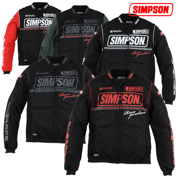 SIMPSON NSM-C05 ライダーズ メッシュクールジャケット /トレーダーハウス