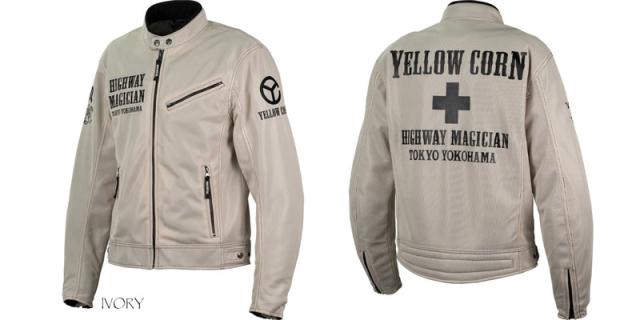 K*Y様 YB5121 アイボリー Lサイズ ライトメッシュジャケット ☆送料無料☆YeLLOW CORN YB-5121 Light MESH JACKET【春・夏・3