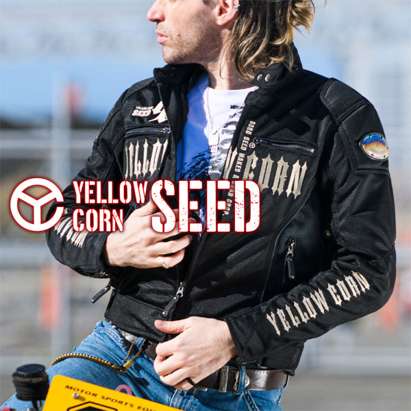 YELLOW CORN バイク用ジャケット Lサイズ YELLOW CORN バイク用ジャケット Lサイズ 【公式通販】