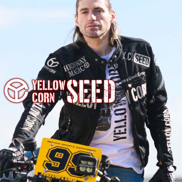 ★送料無料★YELLOW CORN SEED SJ-4106 MESH JACKET バイク/オートバイ用【春・夏/２色展開】ライディングジャケット /イエローコーン