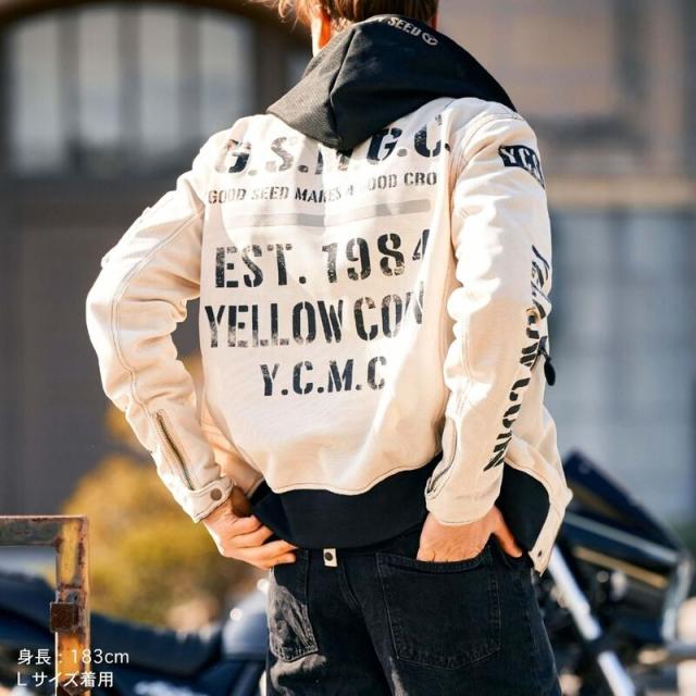 YELLOW CORN バイク用ジャケット Lサイズ