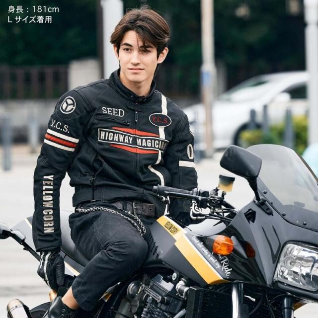 新品未使用！YELLOW CORN バイクジャケット メッシュ YeLLOW CORN イエローコーン YB-5105 バイクウェア バイクジャケット