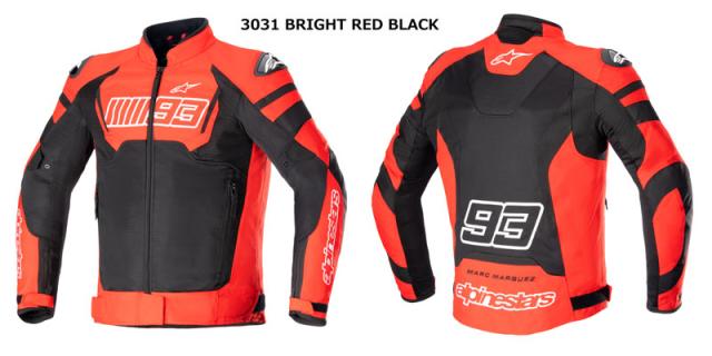 Alpinestars フルメッシュジャケット マルク・マルケス　MotoGP 左腕の「93」って何でしょう？ アルパインスターズの新作