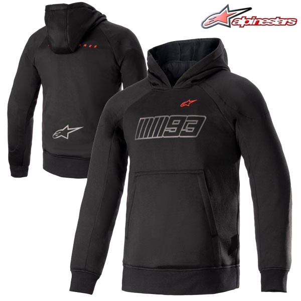 alpinestars MM93 THUNDER HOODIE/4200522 MM93 MotoGPライダーマルクマルケス選手とのコラボモデル。 /アルパインスターズ