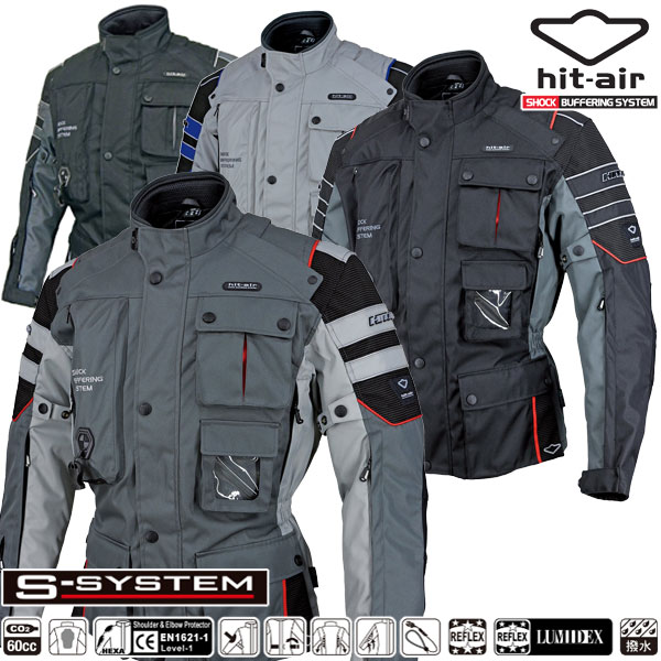 ★送料無料★hit-air Motorrad-2 ベンチレーションジャケット hit-airエンデューロモデル！《Sシステム＋尻気室収納型》/無限電光株式会社