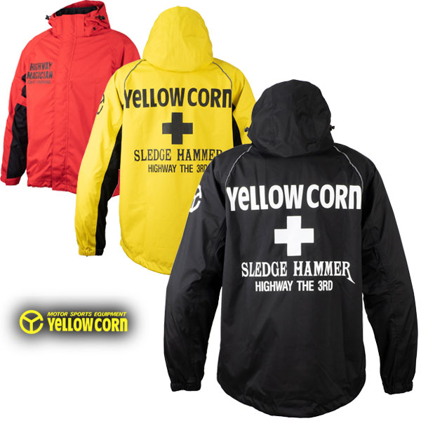 ★送料無料★YeLLOW CORN  YBR-904 ３レイヤーストレッチレインスーツ  非常にコンパクトで防水透湿性能が優れています！ バイク/オートバイ用/イエローコーン