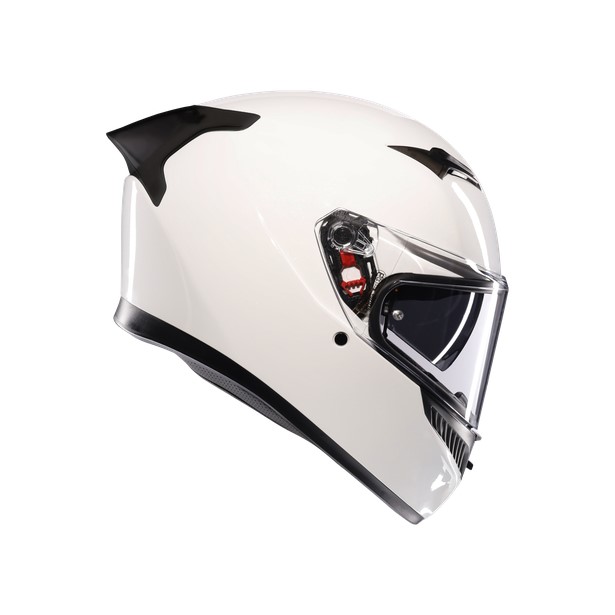 ☆送料無料☆AGV K3 JIST Asian Fit - MONO SETA WHITE【アジアン