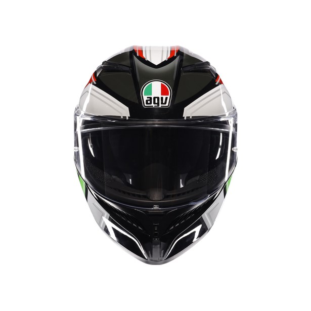 バイク　ヘルメット ☆送料無料☆AGV K3 JIST Asian Fit - WING BLACK/ITALY【アジアン