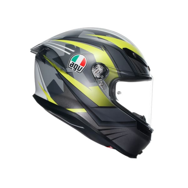 ★送料無料★AGV K6 S JIST Asian Fit - EXCITE MATT CAMO/YELLOW FLUO【アジアンフィット】日本人の頭の形にあわせたデザイン！ バイク/オートバイ用フルフェイスヘルメット_2