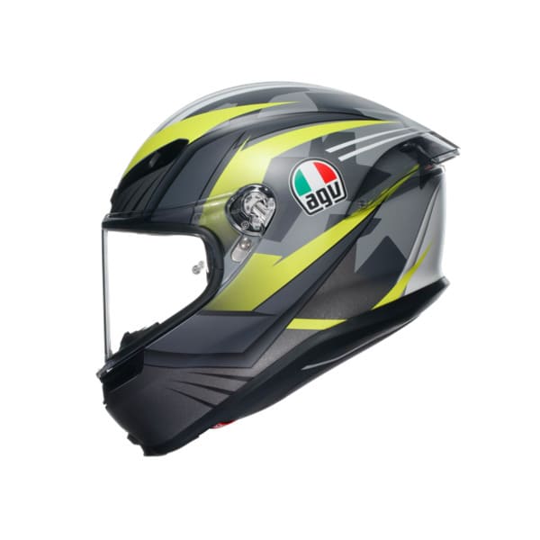 ★送料無料★AGV K6 S JIST Asian Fit - EXCITE MATT CAMO/YELLOW FLUO【アジアンフィット】日本人の頭の形にあわせたデザイン！ バイク/オートバイ用フルフェイスヘルメット_3