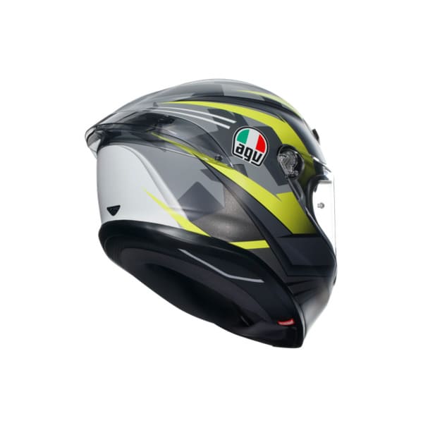 ★送料無料★AGV K6 S JIST Asian Fit - EXCITE MATT CAMO/YELLOW FLUO【アジアンフィット】日本人の頭の形にあわせたデザイン！ バイク/オートバイ用フルフェイスヘルメット_5