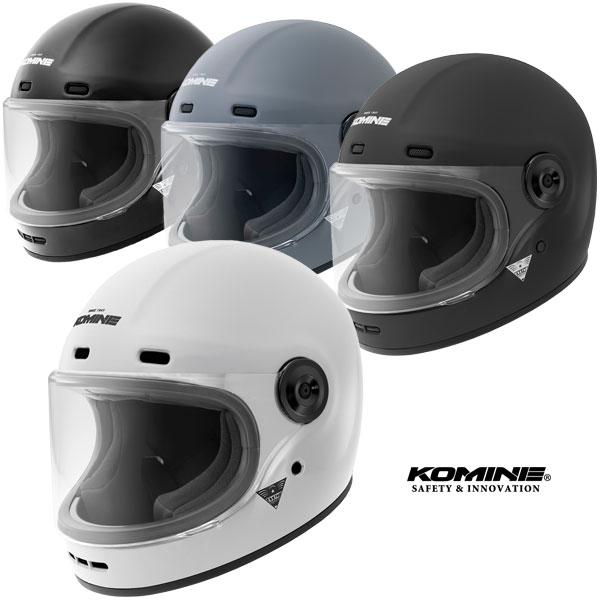 KOMINE 01-190/HK-190 ネオレトロフルフェイスヘルメット /コミネ