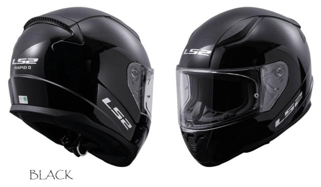 ☆送料無料☆LS2 HELMETS /RAPID II【MONO COLOR・単色】基本性能を高めた