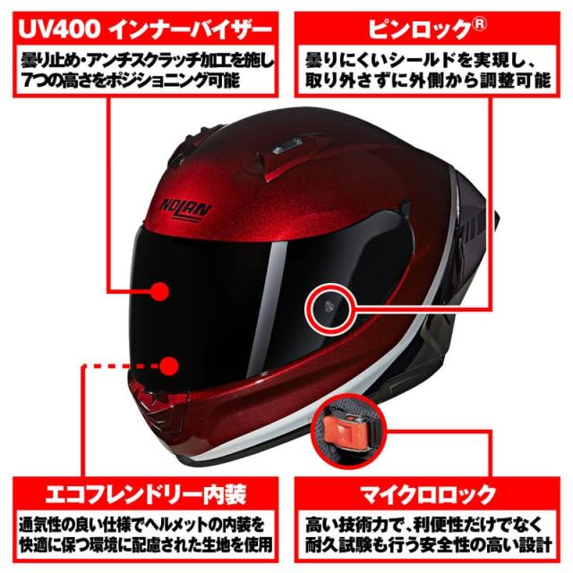 ★送料無料★NOLAN(ノーラン) N606SP バイク用 ヘルメット フルフェイス N60-6 SPORT VERNICIATURA SPECIALE DAYTONA/デイトナ_9