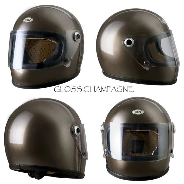 ★送料無料★RIDEZ／NIKITOR HELMET Retro-One ネオクラシックフルフェイス ヘルメット /ライズ_4