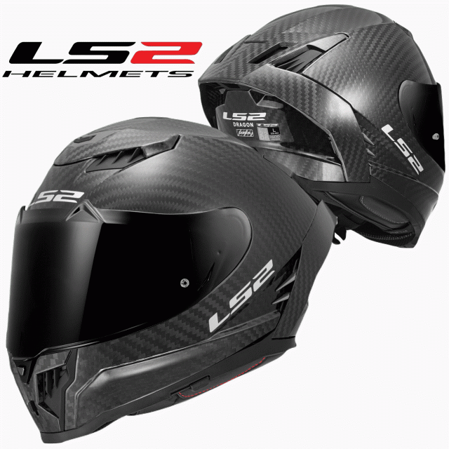 ★送料無料★LS2 HELMETS / DRAGON GLOSS CARBON