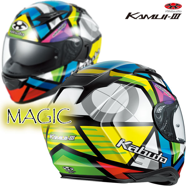 このんのページ ☆送料無料☆OGK KAMUI-3 MAGIC 唯一無二のグラフィックデザイン