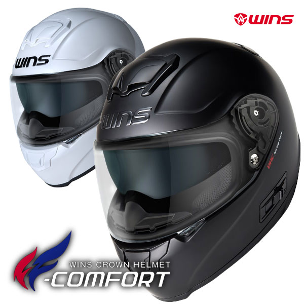 ★送料無料★WINS FF-COMFORT インナーバイザー付き 軽量コンパクトフルフェイス（エフ・エフ−コンフォート）フルフェイスヘルメット /ウィンズ 16,632円