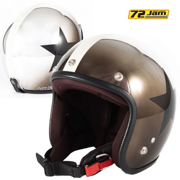 ★送料無料★72JAM JET/ジェット JCPシリーズ JCP-11【CHROMES CLASSICAL STAR/(メッキ)】《SG/PSC規格適合/全排気量対応》72ジャム/ジャムテックジャパンの通販は