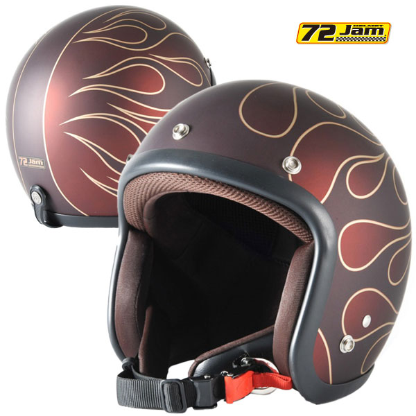 72JAMヘルメットJJ-22 STEALTH(レッド)XLサイズ57～60 バブルシールド(シルバーミラー)付 72JAM JJ-22 STEALTH