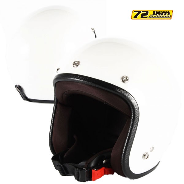 72JAM JET/ジェット JPシリーズ JPW-1【JP MONO HELMET(ホワイト)】《SG/PSC規格適合/全排気量対応》72ジャム/ジャムテックジャパンの通販は