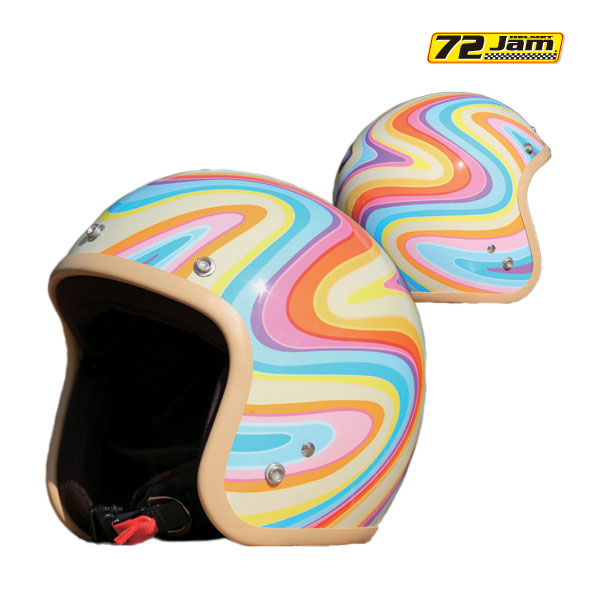 72JAM JET/ジェット JJシリーズ JJ-30【Lip（リップ）グロス仕上げ・ムースアイボリー色】《SG/PSC規格適合/全排気量対応》72ジャム/ジャムテックジャパン