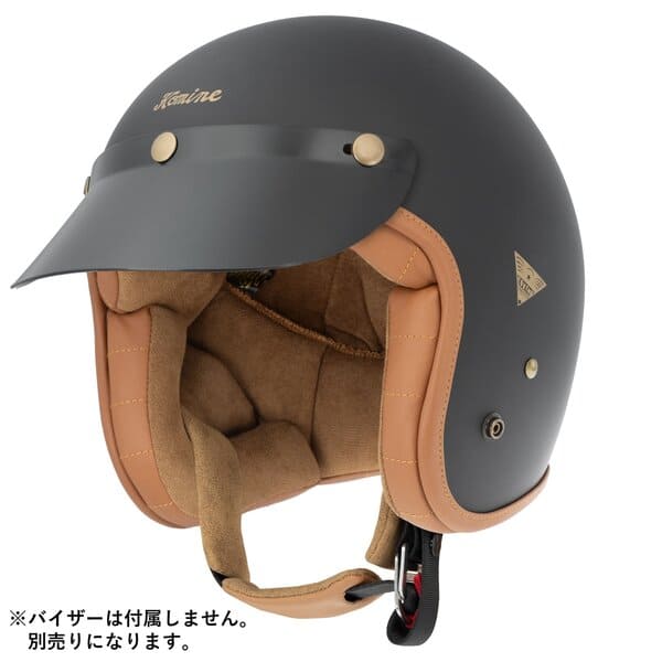 コミネ　レザー ジェットヘルメットXL コミネ公式】HK-195 ヘリテージ レザー ジェット ヘルメット
