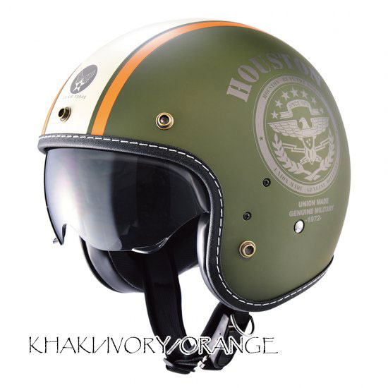 HOUSTON HTVH-2021 INNER VISOR JET HELMET【SG規格適合品】インナーバイザーを装備したジェットヘルメット /ヒューストン_4