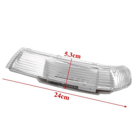 2ピース LED ターンシグナルライト バックミラー ミラー ライト ウインカー インジケーター アンバー 適用: VW トゥアレグ 2003 2004 2005 2006 2007 ブラック AL-MM-8377 AL_4