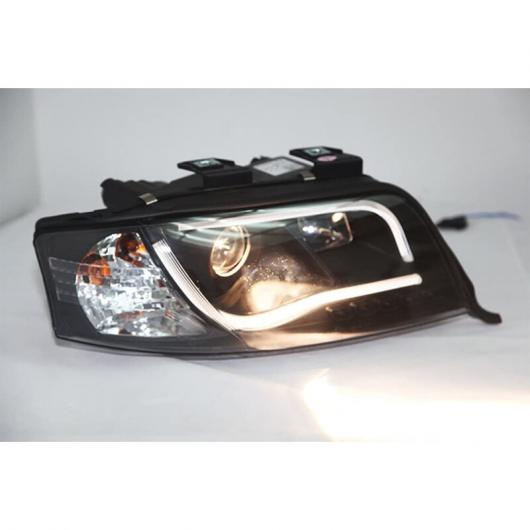 適用: アウディ/AUDI A6 LED ストリップ ヘッドランプ フロント ライト 1997 2000 SN キセノン バルブ イン ロー 2 ピース AL-MM-8571 AL_4