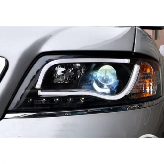 適用: アウディ/AUDI A6 LED ストリップ ヘッドランプ フロント ライト 1997 2000 SN キセノン バルブ イン ロー 2 ピース AL-MM-8571 AL_5