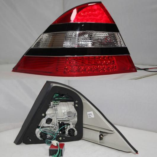 LED テール ランプ 適用: メルセデス・ベンツ W220 S280 S320 テールライト アセンブリ リア ランプ アセンブリ 1998-2005 2ピース AL-MM-8574 AL_4