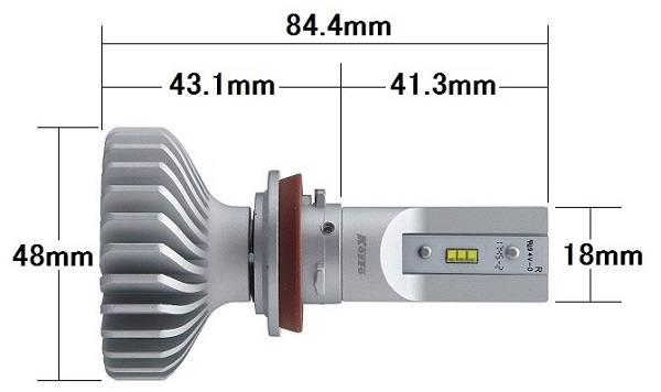 小糸 KOITO LED Vホワイト ヘッドランプ用 H4タイプ POLARG製 小糸