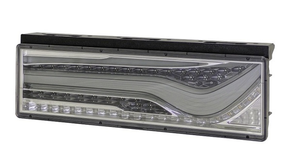 小糸製作所/KOITO トラック用オールLEDリアコンビネーションランプ スモークVer 24V 右側 歌舞伎デザイン LEDRCL-24RSKC 入数：1個