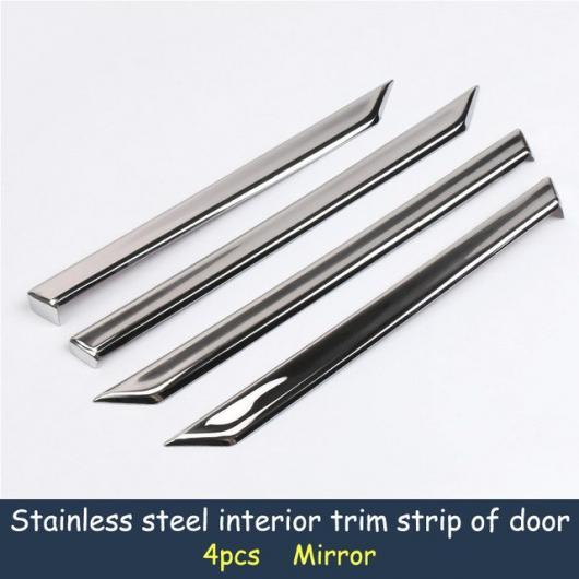 車用メッキパーツ ステンレス スチール ステッカーホンダシビック 10th 2016 2017 インナードアフレームストリップカバー Mirror AL-AA-7556 AL