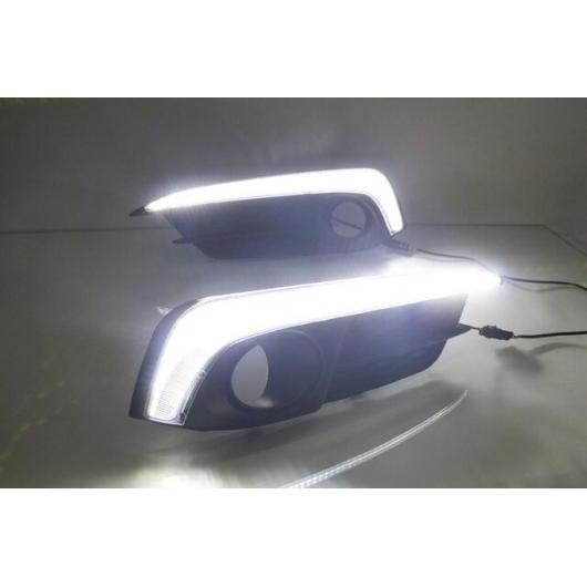 DRL シビック LED 日中走行 ライト 2014 2015 2016 イエロー カラー ターニング シグナル 機能 White color AL-BB-1307 AL 38,025円