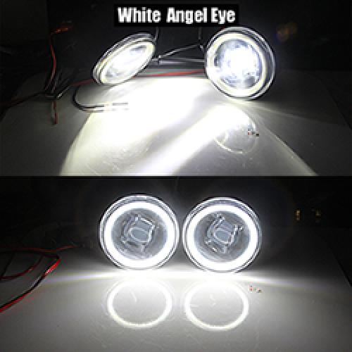 4000LM H11 LED バルブ フォグ ランプ キット DRL 12 インフィニティ FX FX35 FX37 FX45 FX50 FX30D 2006-2015 White Angel Eye AL-BB-1720 AL